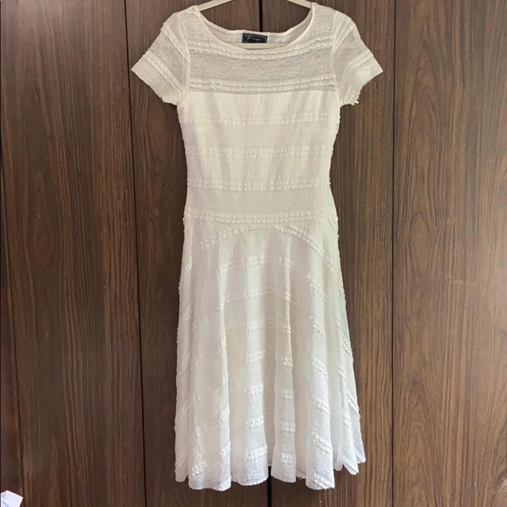 White lace dress